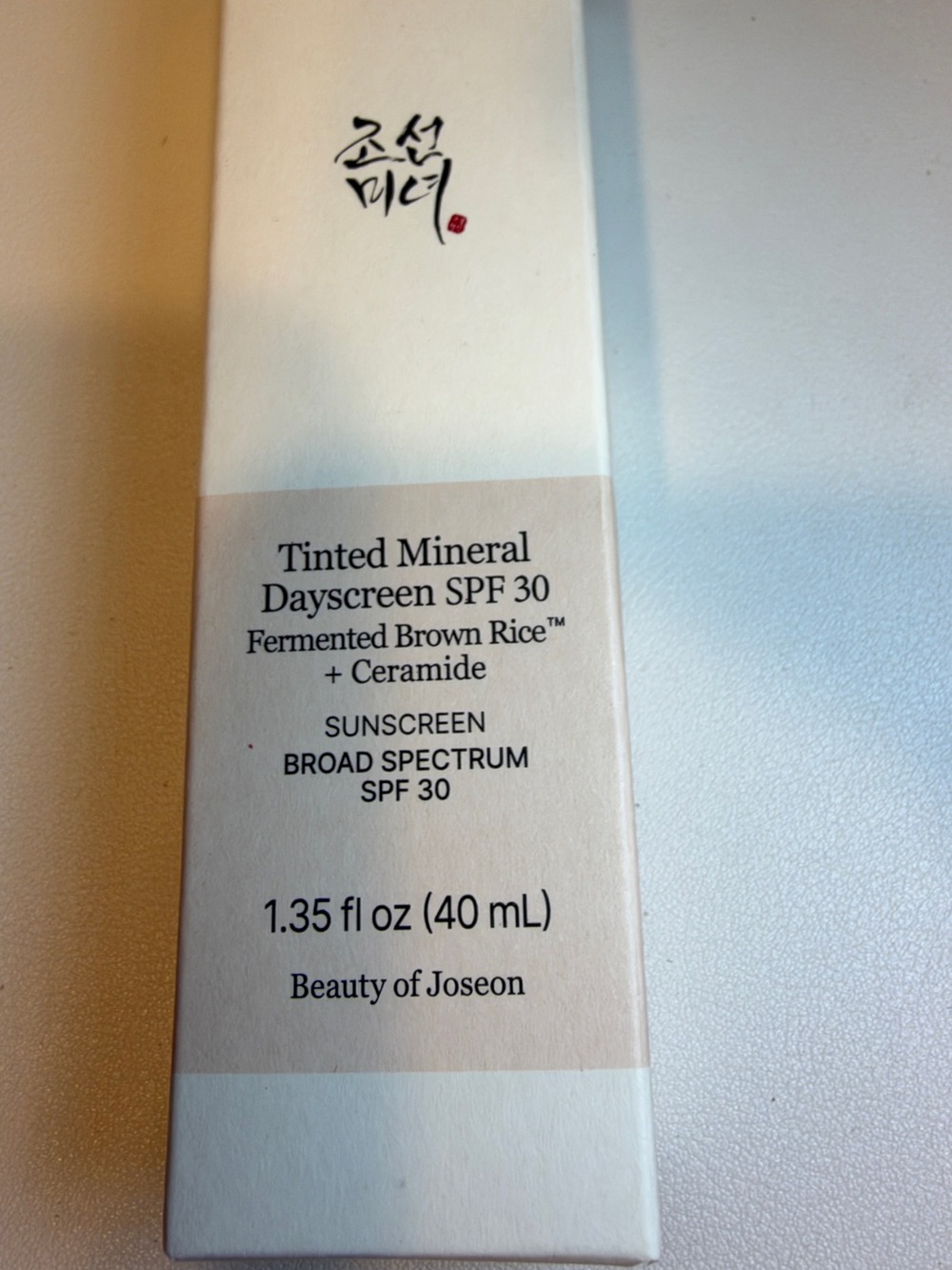 Beauty of Joseon Tinted Mineral Dayscreen SPF30 w/Ceramide 15C - Fair Cool